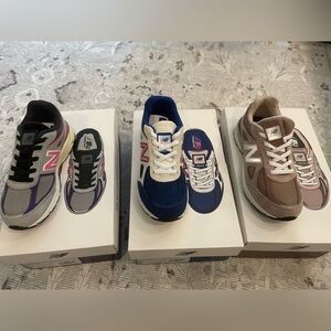 New Balance x kith Kids' Sneakers in Blue, Purple, and Brown